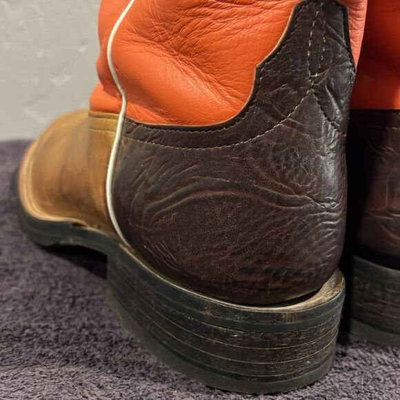 🔥🔥 ANDERSON BEAN Leather Cowboy Western Boots - Expensive Quality - Sz 9 - EUC - Picture 6 of 13